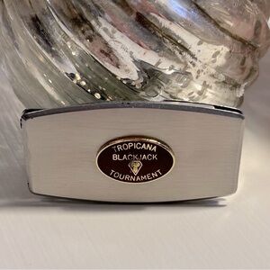 🃏💵 Vintage Tropicana Casino Blackjack Tournament Money Clip.